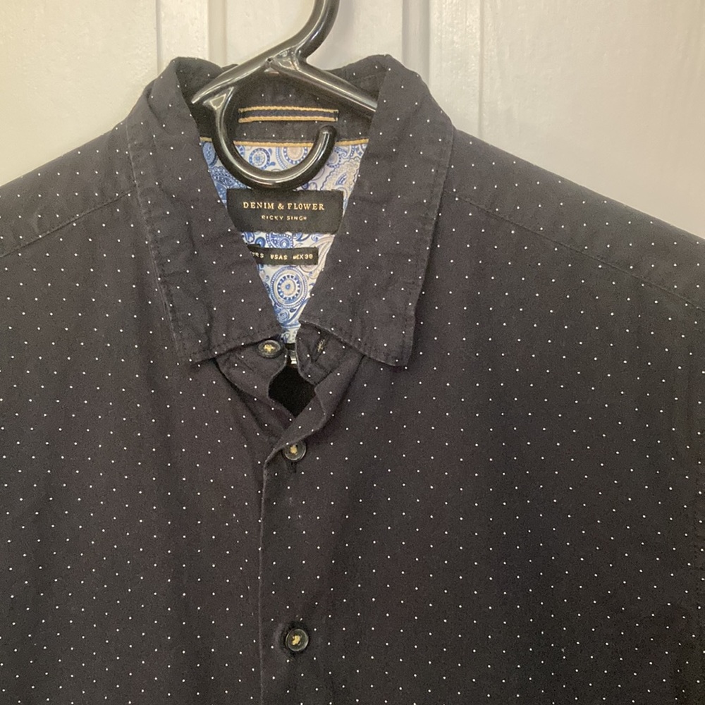 Denim & Flower Shirt